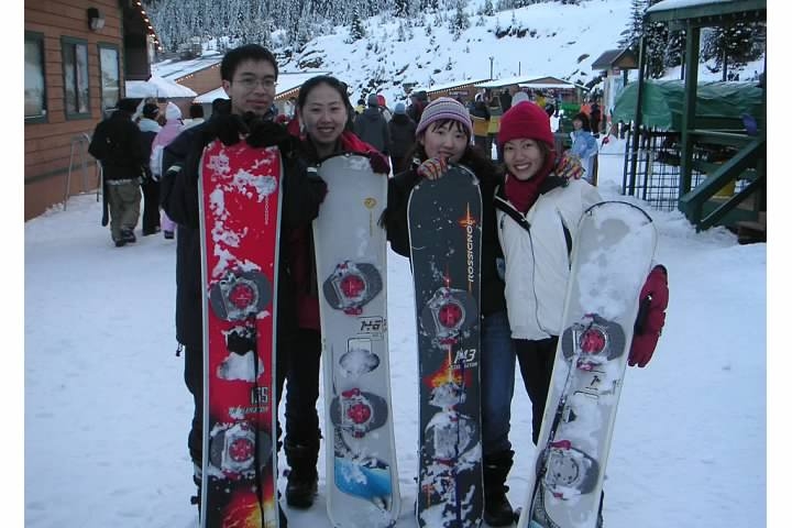 Snowboarding in Whistler